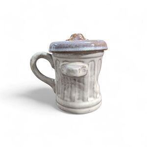 Vintage Trash Can Ceramic Mug